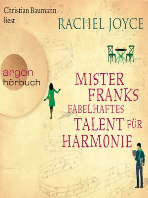 cover image of Mister Franks fabelhaftes Talent für Harmonie